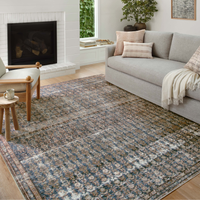 Billie (Amber Lewis × Loloi) BIL-02 Rug [Ocean/Brick]