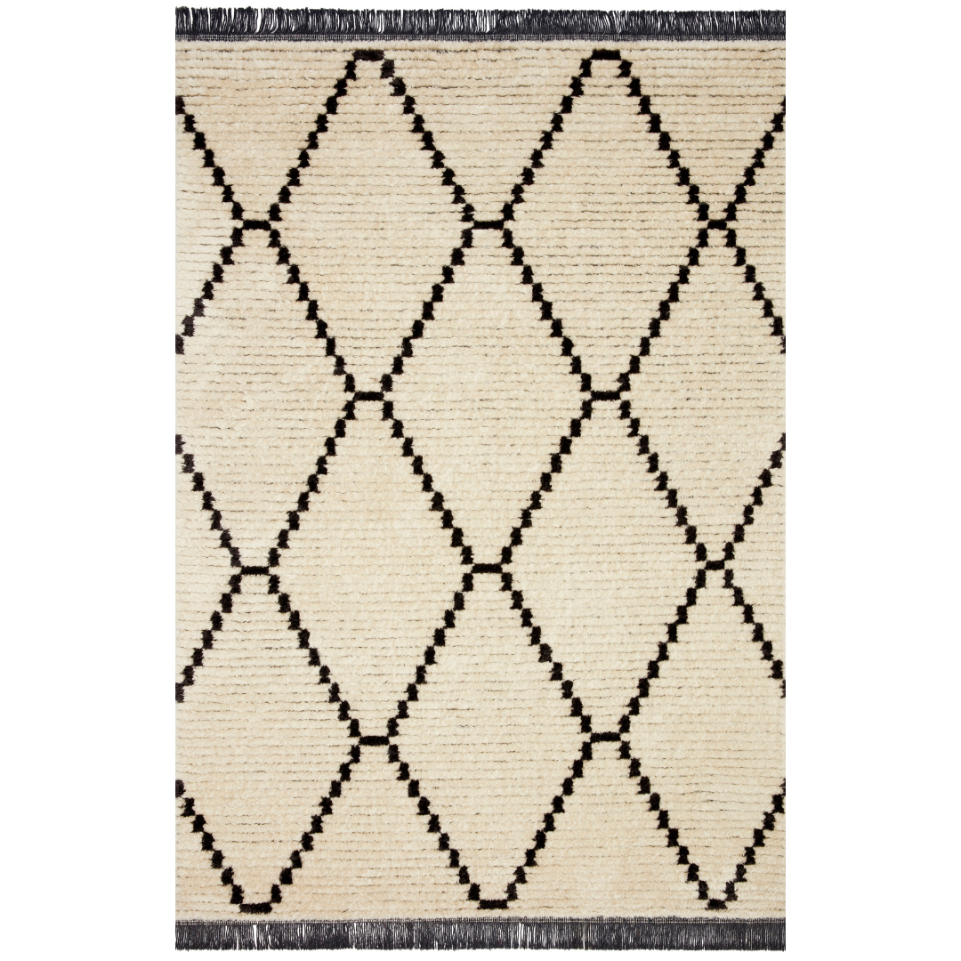 Alice Ali-04 (CJ) Cream/Charcoal Rug