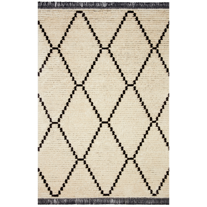 Alice Ali-04 (CJ) Cream/Charcoal Rug