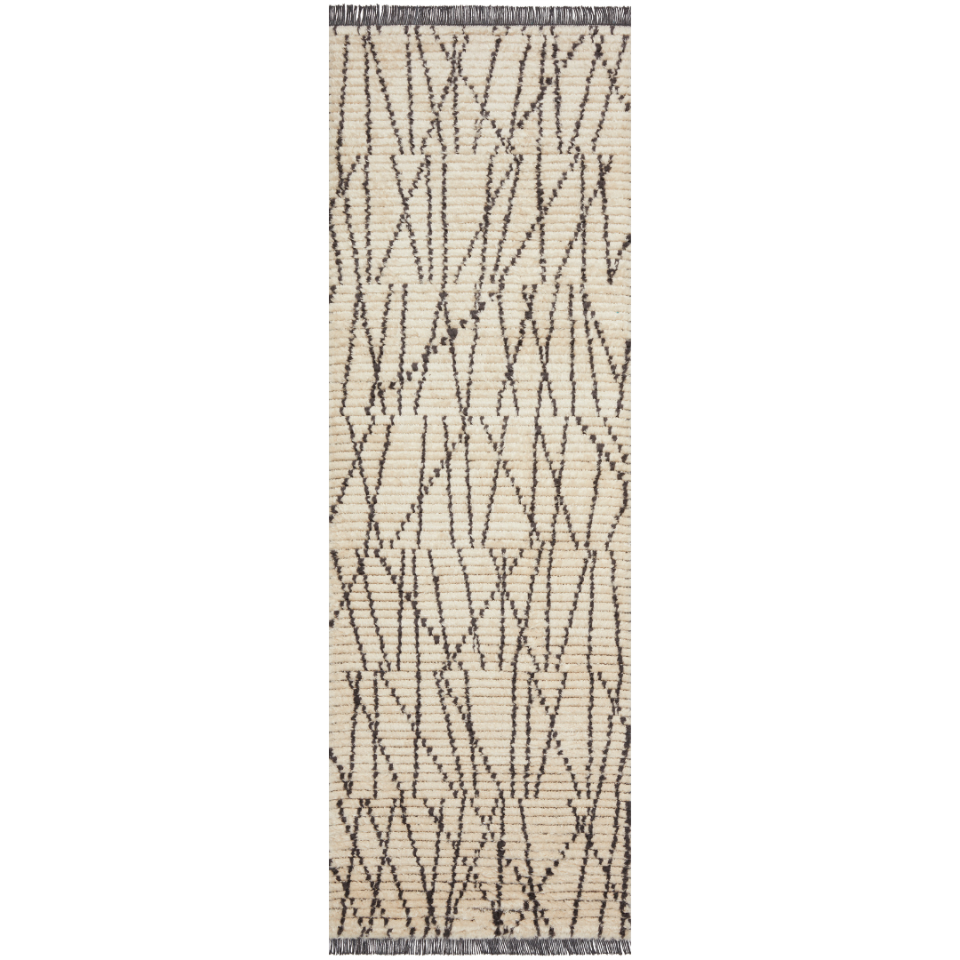 Alice Ali-01 (CJ)Cream/Charcoal Rug