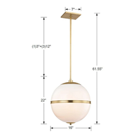Brian Patrick Flynn Truax 4 Light Pendant [16" Wide]