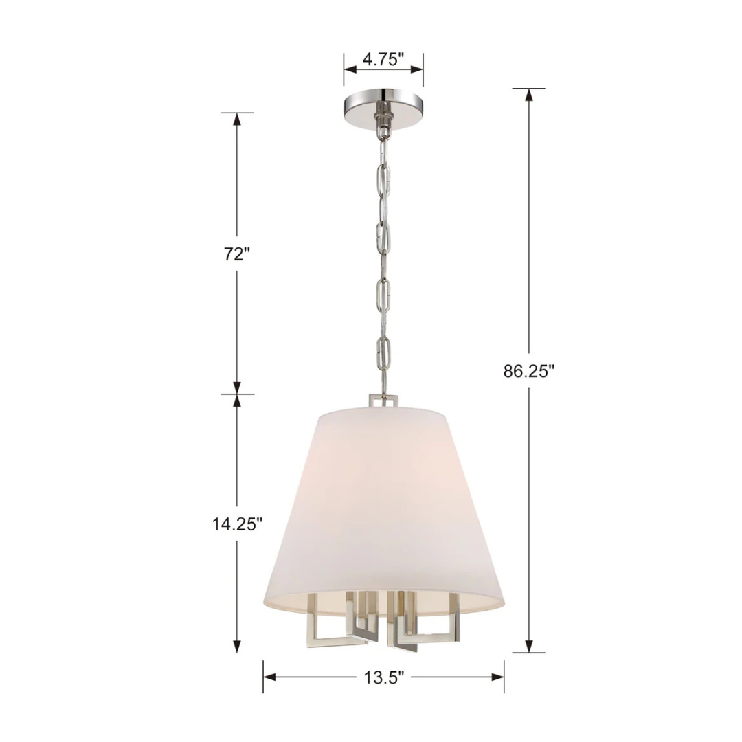 Libby Langdon Westwood 4 Light Pendant
