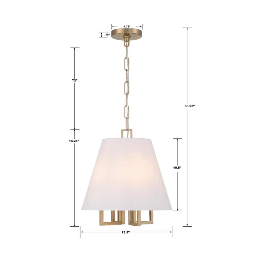 Libby Langdon Westwood 4 Light Pendant