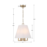 Libby Langdon Westwood 4 Light Pendant