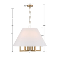 Libby Langdon Westwood 6 Light Chandelier