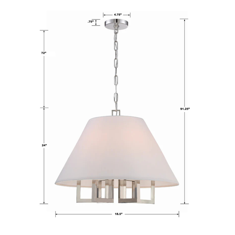 Libby Langdon Westwood 6 Light Chandelier