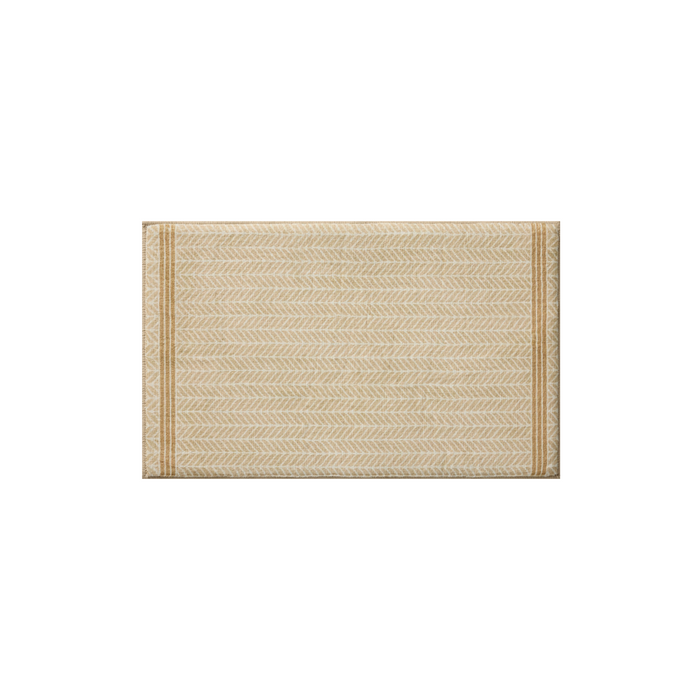 Marvin (Chris Loves Julia × Loloi) MRV-01 Bath Mat [Wheat/Ivory]
