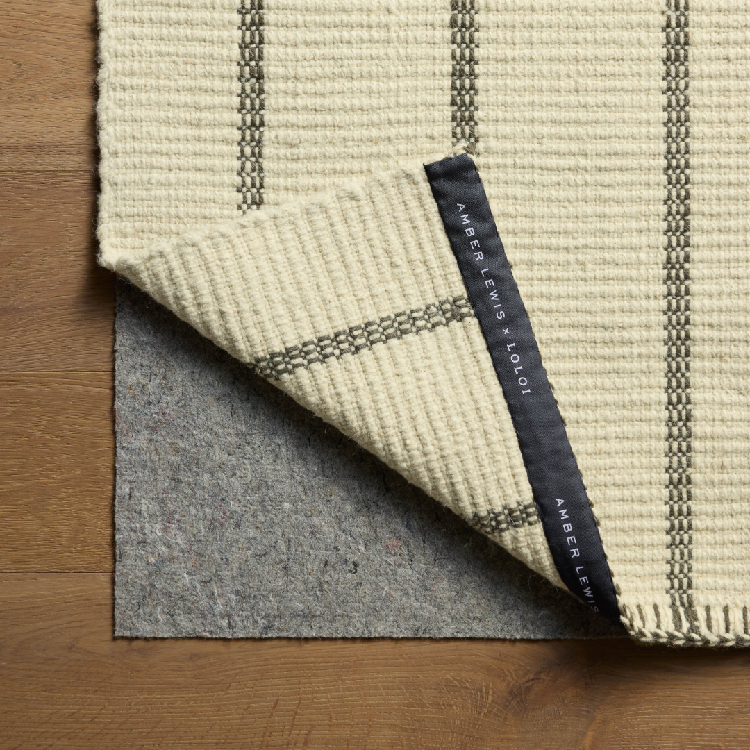 Harlan (Amber Lewis × Loloi) HLN-01 Rug [Ivory/Charcoal]