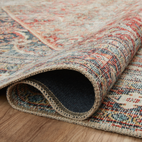 Georgie (Amber Lewis × Loloi) GER-01 Rug [Red/Navy]