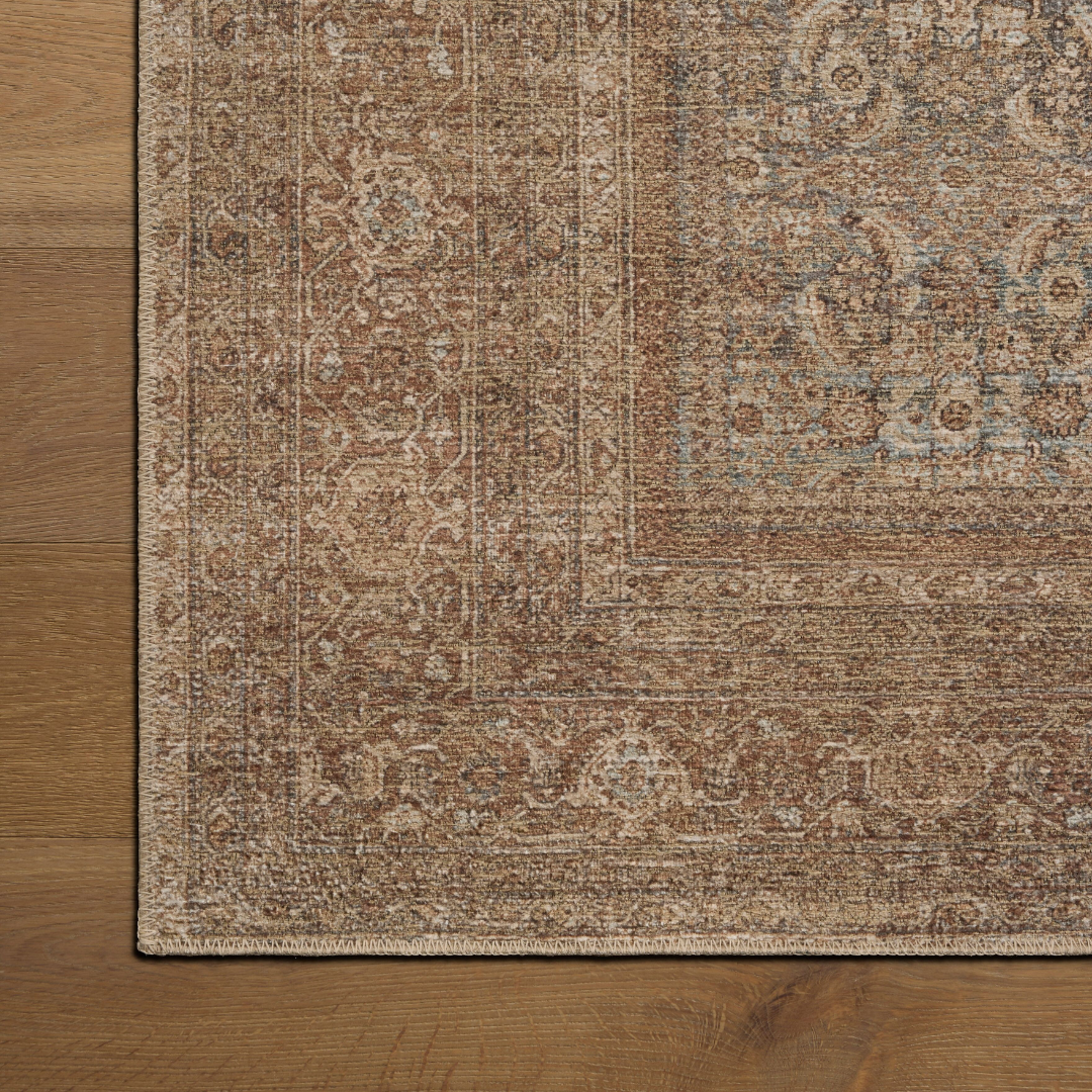 Cambria (Amber Lewis × Loloi) CBR-07 Rug [Ocean/Bark]