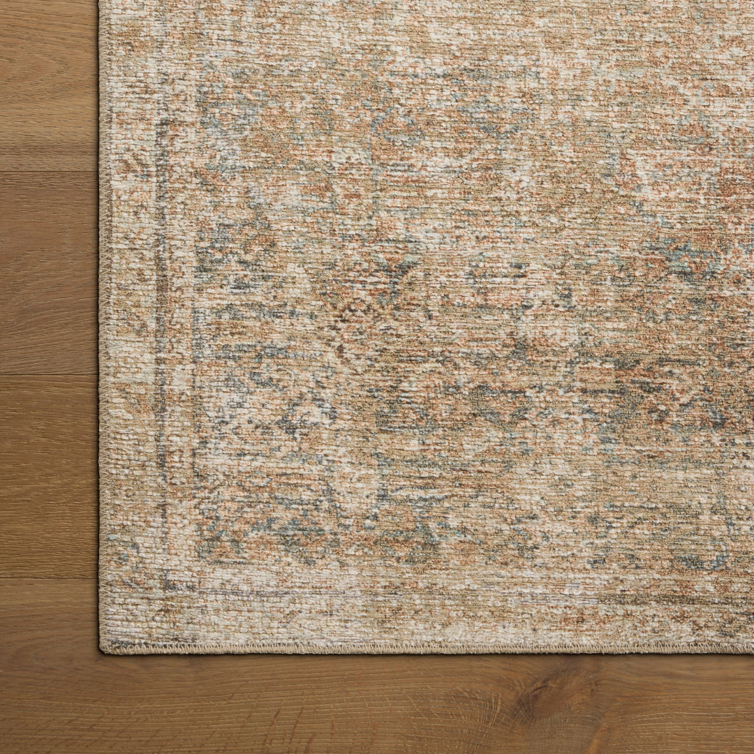 Cambria (Amber Lewis × Loloi) CBR-08 Rug [Ocean/Brick]