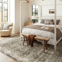 Morgan (Amber Lewis × Loloi) MOG-02 Rug [Navy/Sand]