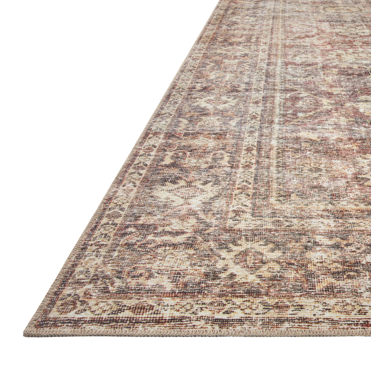 Georgie (Amber Lewis × Loloi) GER-06 Rug [Bordeaux/Antique]