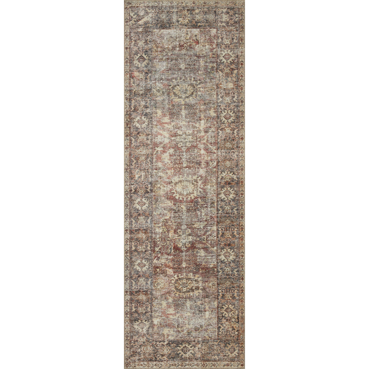Georgie (Amber Lewis × Loloi) GER-06 Rug [Bordeaux/Antique]