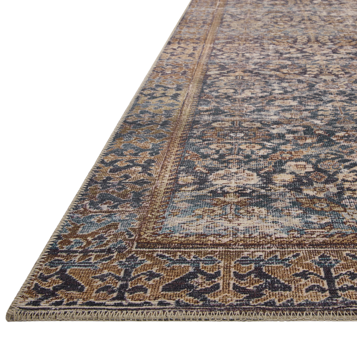 Georgie (Amber Lewis × Loloi) GER-05 Rug [Denim/Spice]