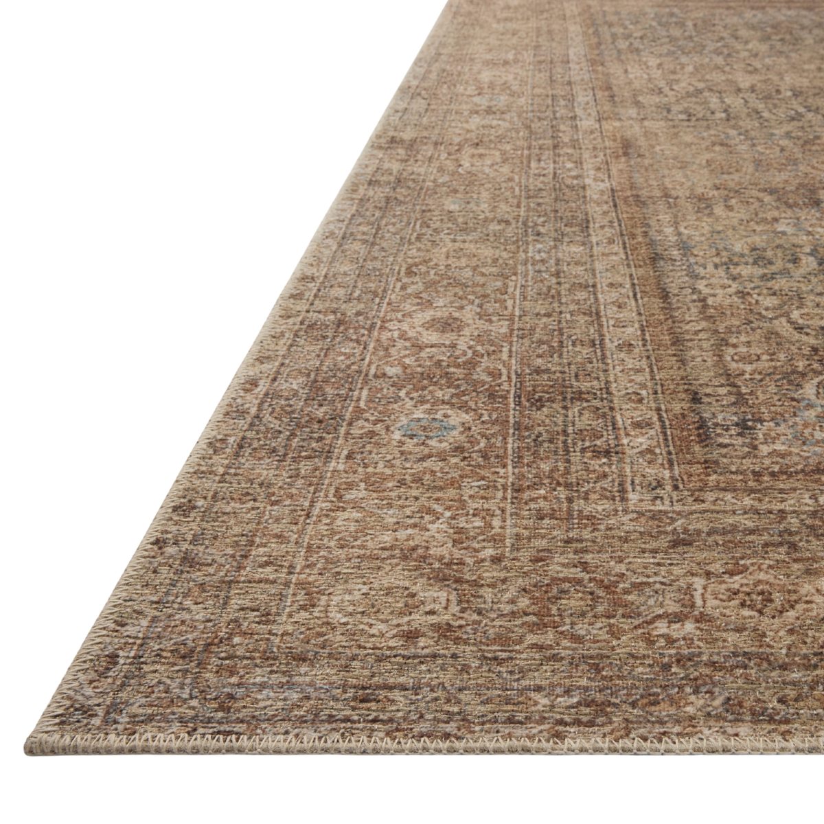 Cambria (Amber Lewis × Loloi) CBR-07 Rug [Ocean/Bark]