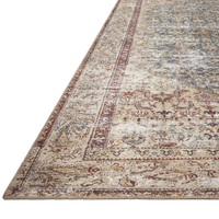 Georgie (Amber Lewis × Loloi) GER-04 Rug [Teal/Antique]