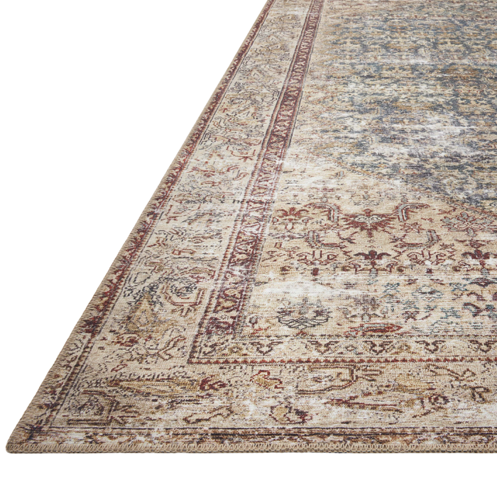 Georgie (Amber Lewis × Loloi) GER-04 Rug [Teal/Antique]