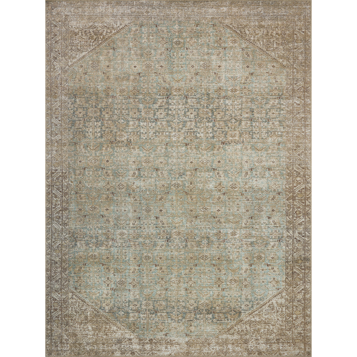 Cambria (Amber Lewis × Loloi) CBR-05 Rug [Aqua/Natural]