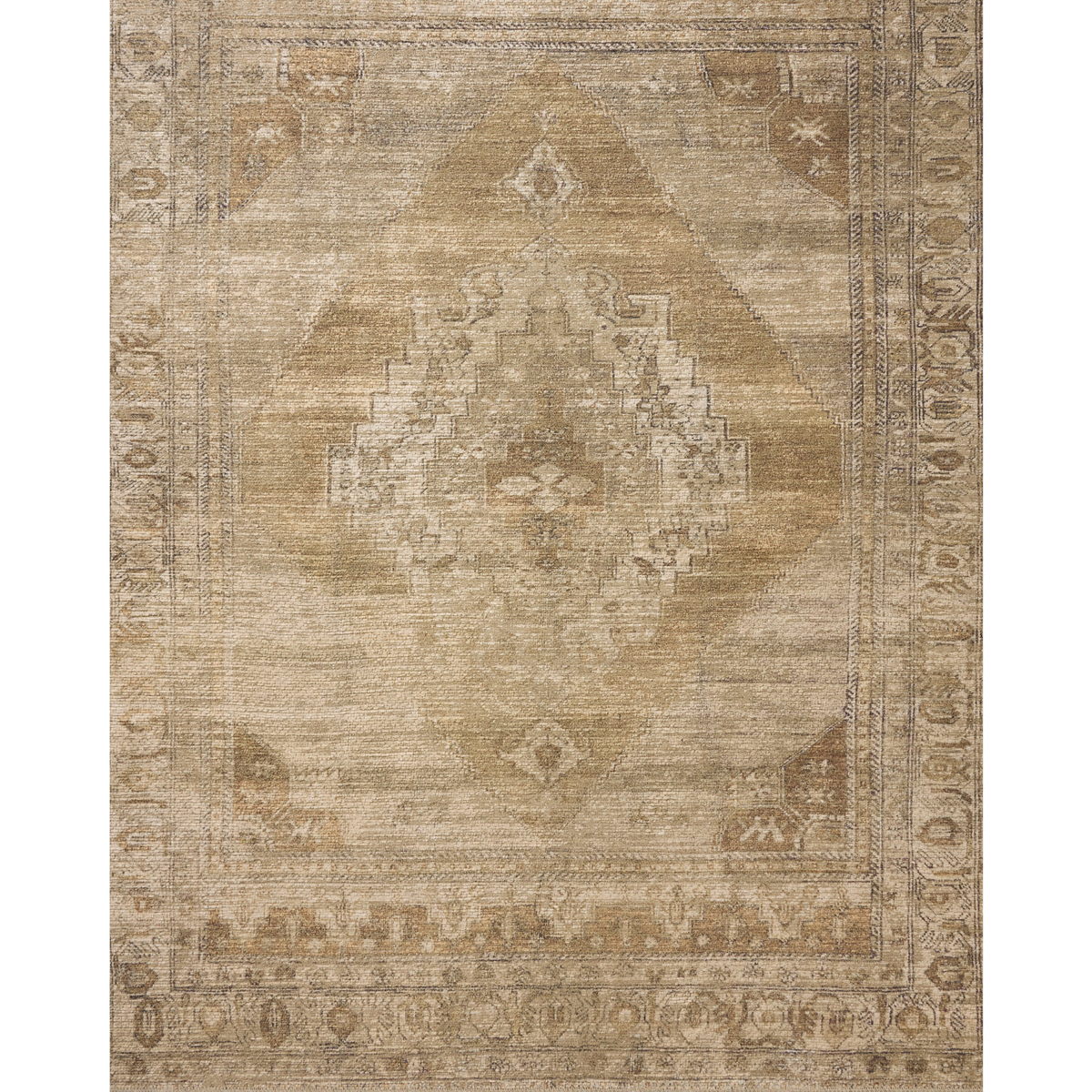Cambria (Amber Lewis × Loloi) CBR-03 Rug [Taupe/Antique Bronze]