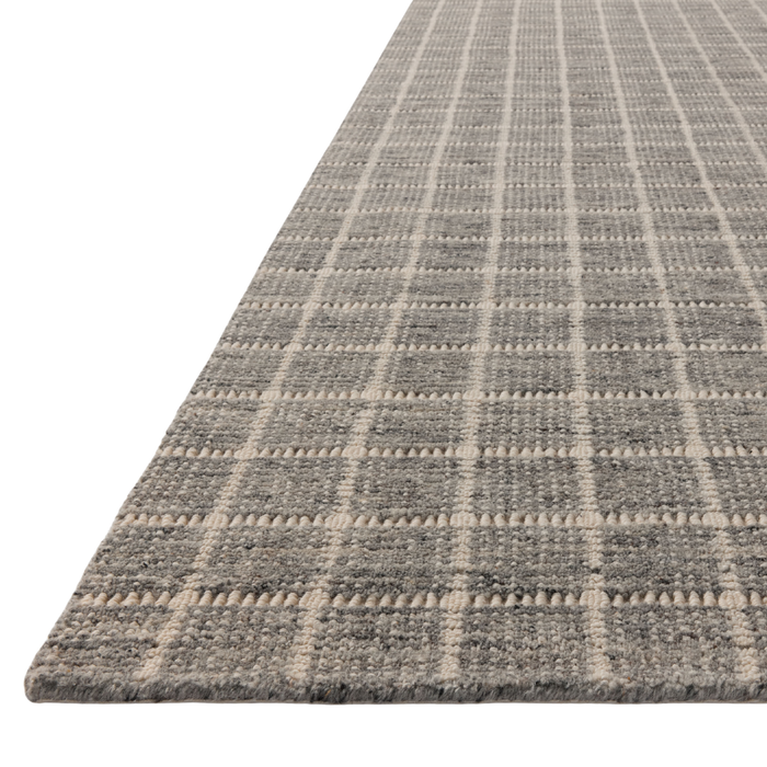 Cedar (Amber Lewis × Loloi) CED-01 Rug [Charcoal/Ivory]