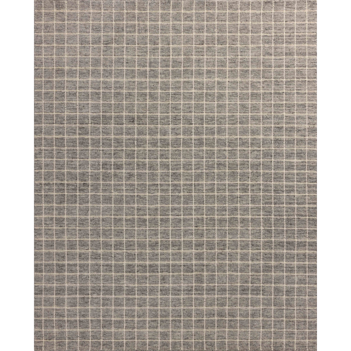 Cedar (Amber Lewis × Loloi) CED-01 Rug [Charcoal/Ivory]