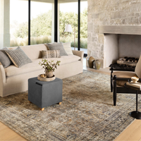 Morgan (Amber Lewis × Loloi) MOG-01 Rug [Sunset/Ink]