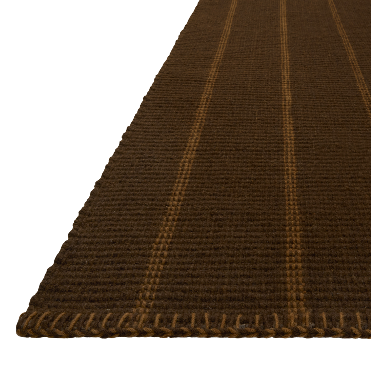 Harlan (Amber Lewis × Loloi) HLN-01 Rug [Espresso/Toffee]