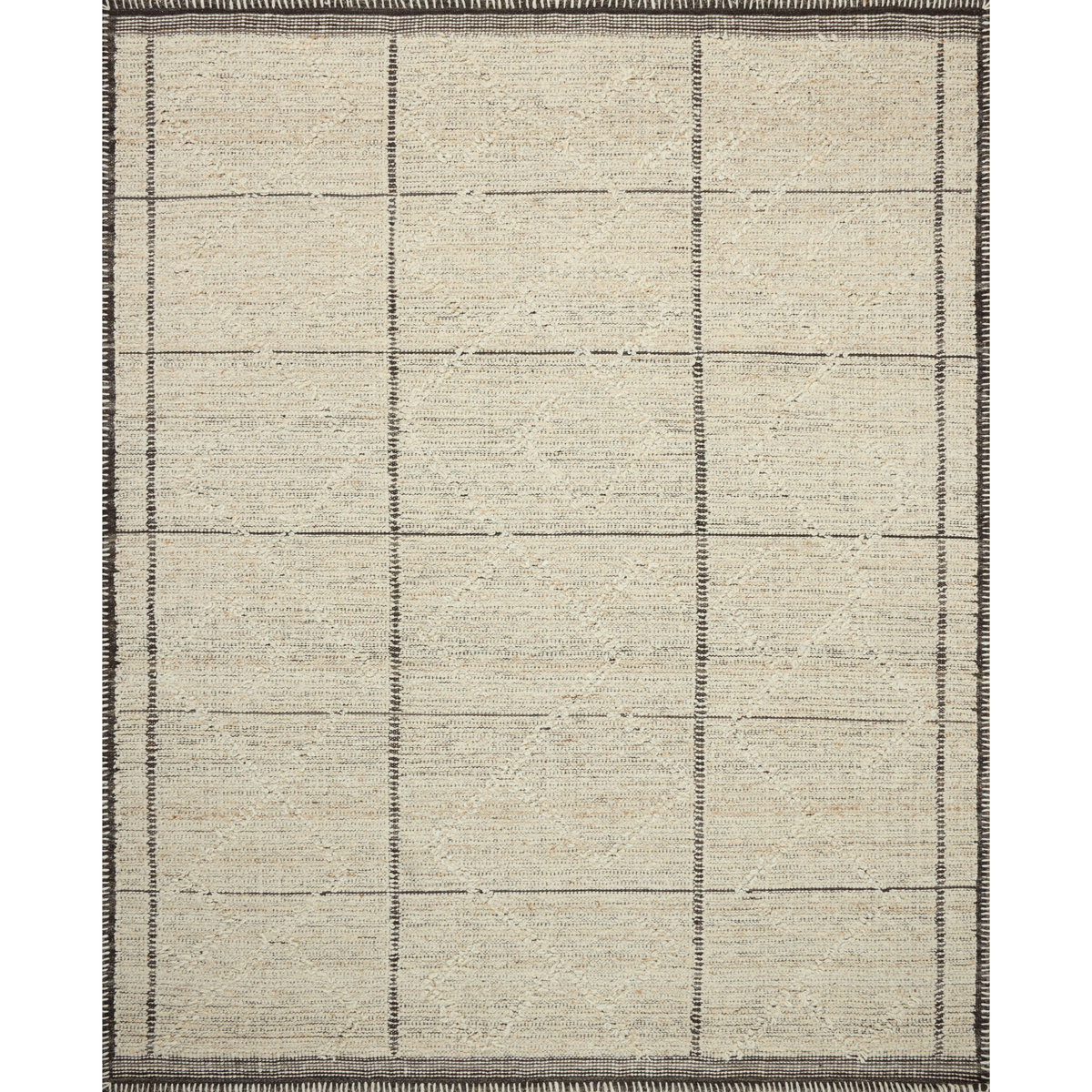 Bowie (Amber Lewis × Loloi) BOE-01 Rug [Ivory/Mocha]