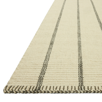 Harlan (Amber Lewis × Loloi) HLN-01 Rug [Ivory/Charcoal]