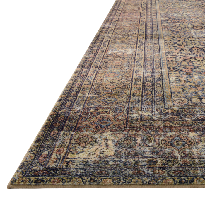 Morgan (Amber Lewis × Loloi) MOG-03 Rug [Denim/Multi]