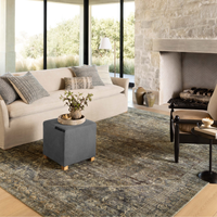 Morgan (Amber Lewis × Loloi) MOG-05 Rug [Spice/Lagoon]