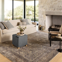 Morgan (Amber Lewis × Loloi) MOG-03 Rug [Denim/Multi]