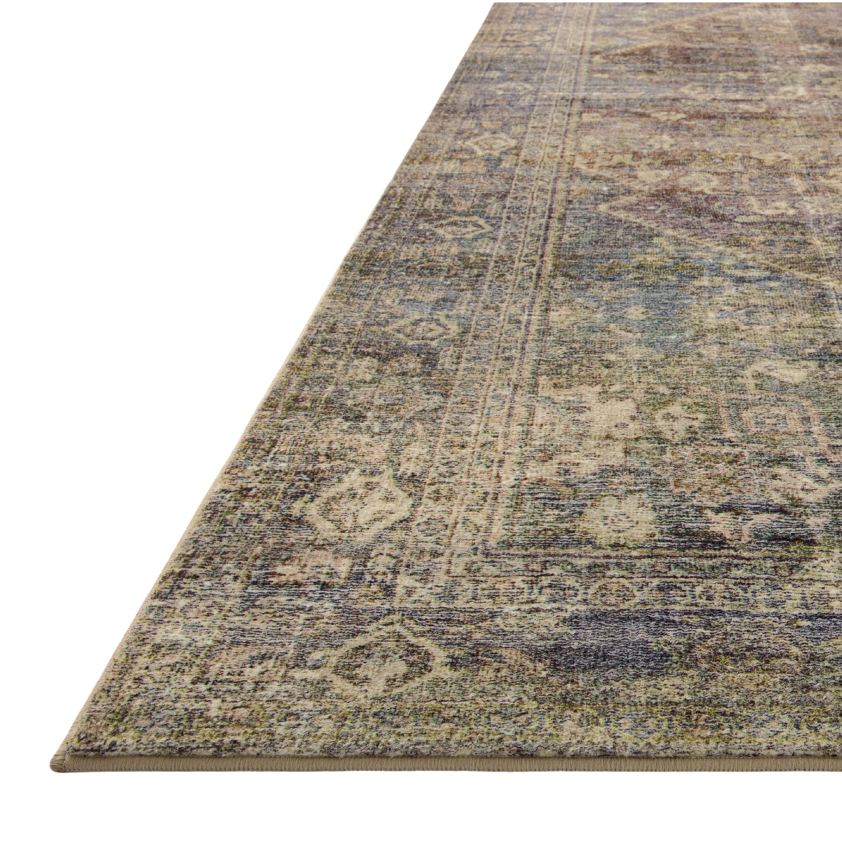 Morgan (Amber Lewis × Loloi) MOG-05 Rug [Spice/Lagoon]