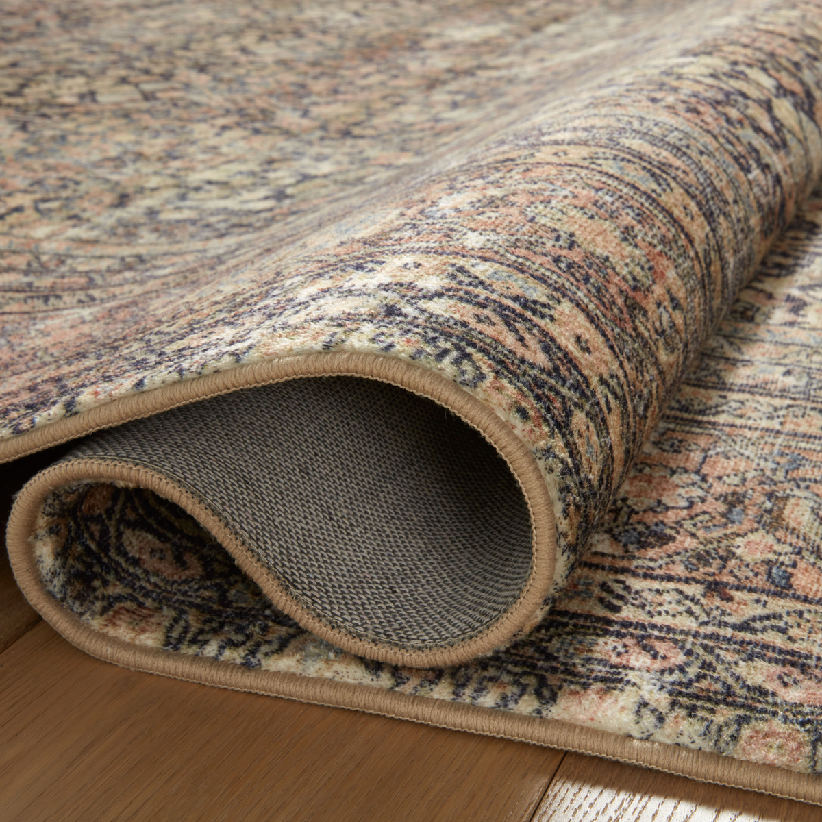 Morgan (Amber Lewis × Loloi) MOG-03 Rug [Denim/Multi]