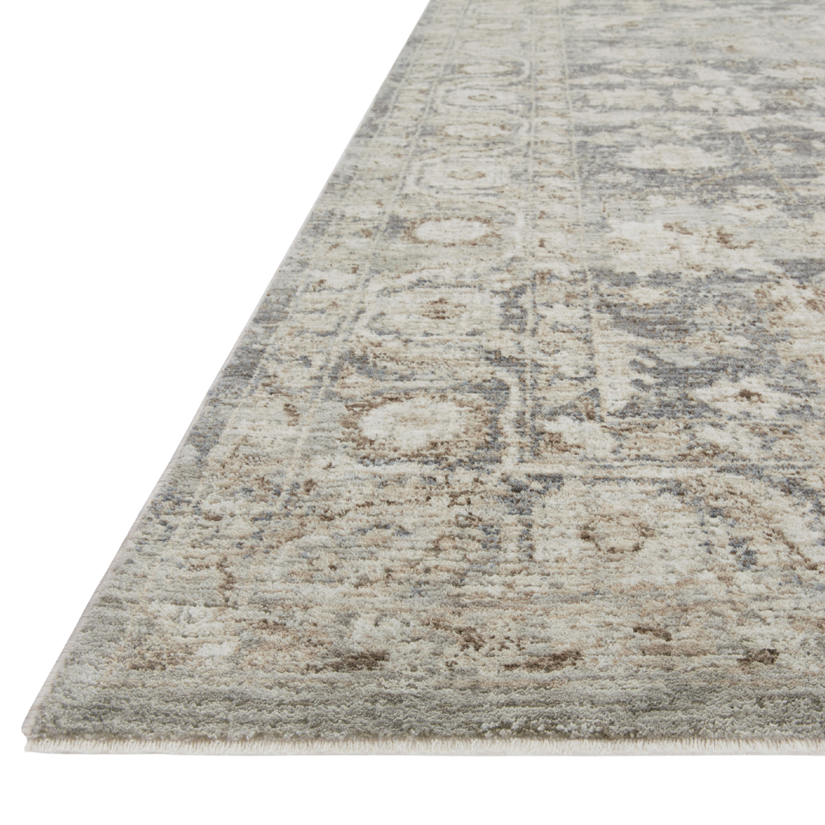 Honora (Amber Lewis × Loloi) HON-02 Rug [Slate/Beige]