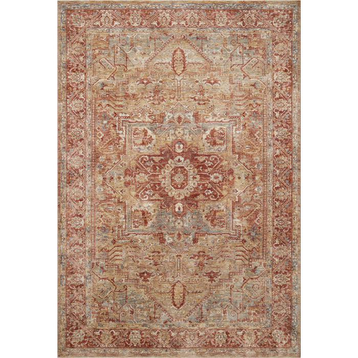 Gaia GAA-01 Rug [Gold/Brick]