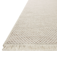 Malibu (Amber Lewis × Loloi) MAB-05 Indoor/Outdoor Rug [Ivory/Dove]