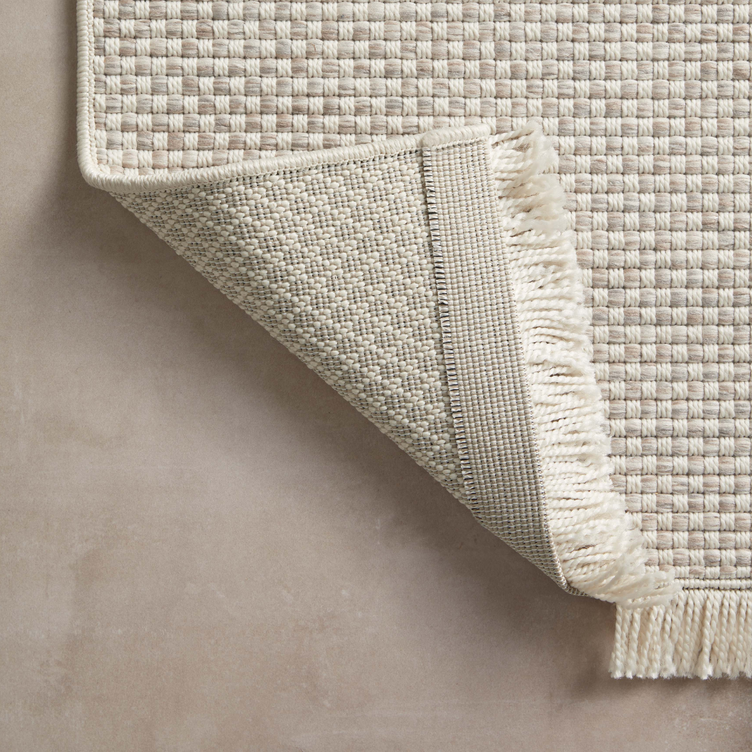 Malibu (Amber Lewis × Loloi) MAB-05 Indoor/Outdoor Rug [Ivory/Dove]