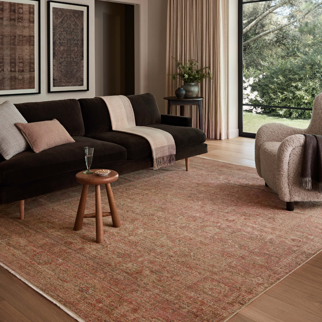 Molly (Amber Lewis × Loloi) MOL-09 Rug [Brick/Bark]