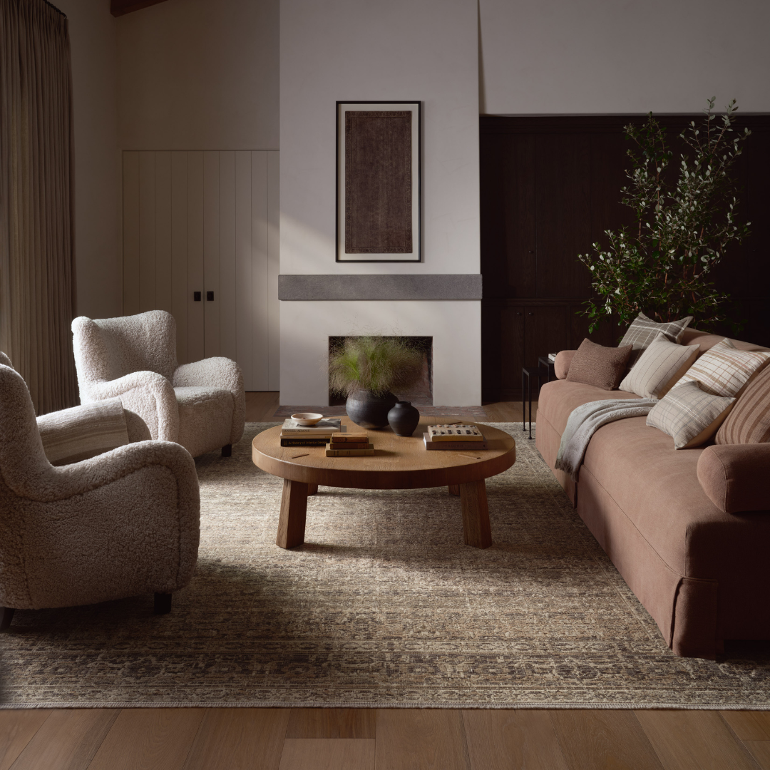 Molly (Amber Lewis × Loloi) MOL-04 Rug [Navy/Blush]