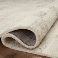 Rocky (Amber Lewis × Loloi) ROC-01 Rug [Ivory/Silver]
