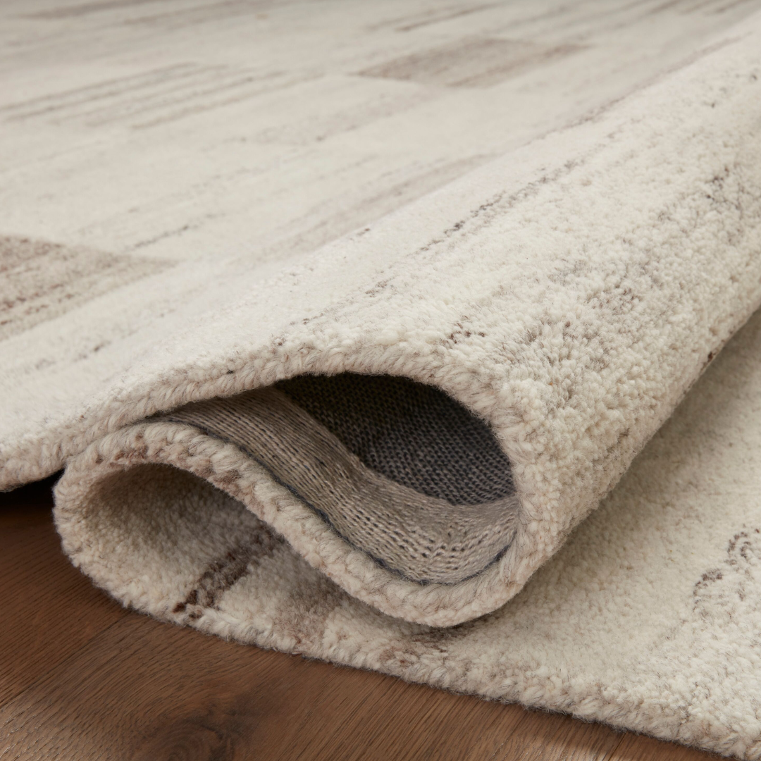 Rocky (Amber Lewis × Loloi) ROC-04 Rug [Ivory/Dove]
