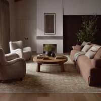 Molly (Amber Lewis × Loloi) MOL-02 Rug [Denim/Gold]