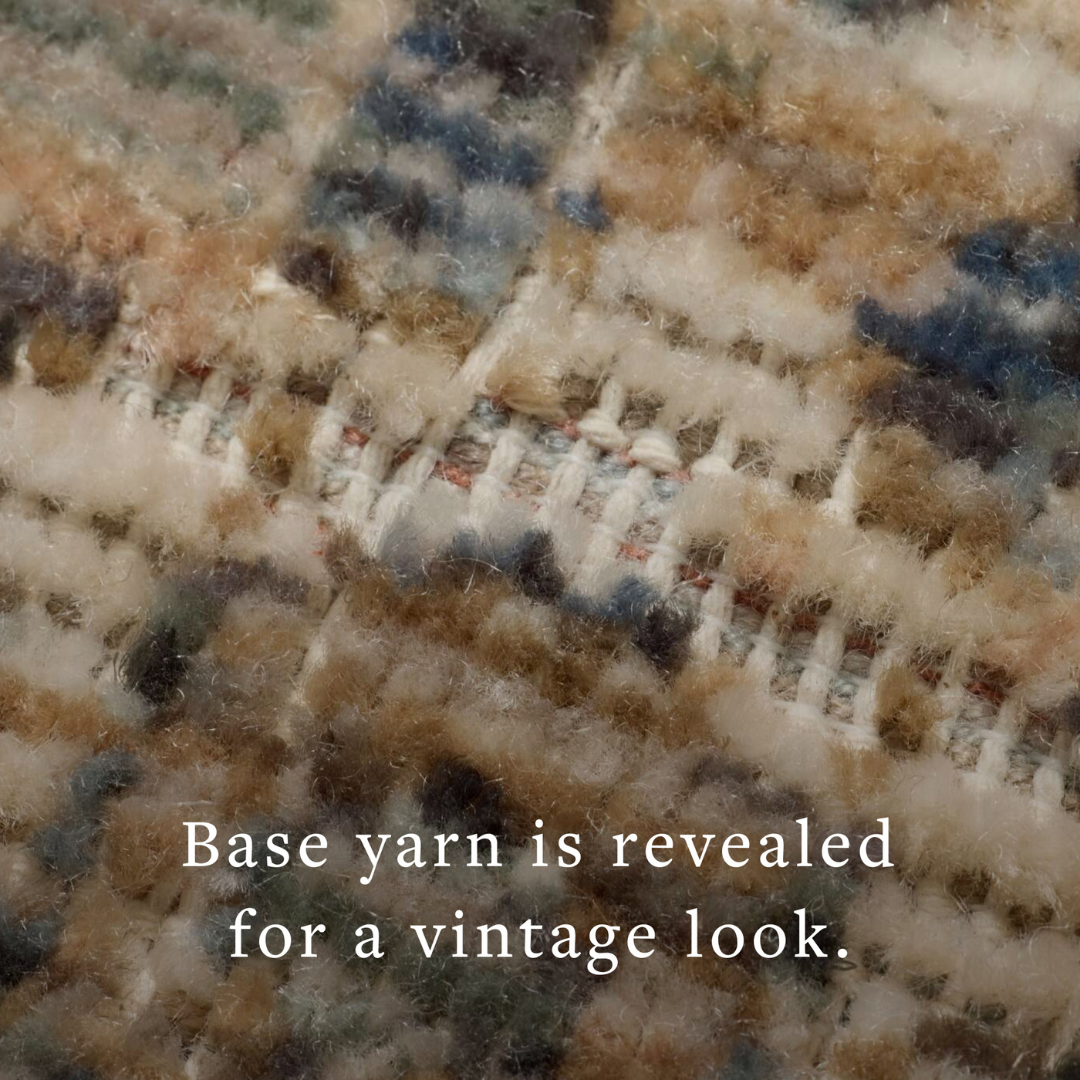 Molly (Amber Lewis × Loloi) MOL-02 Rug [Denim/Gold]