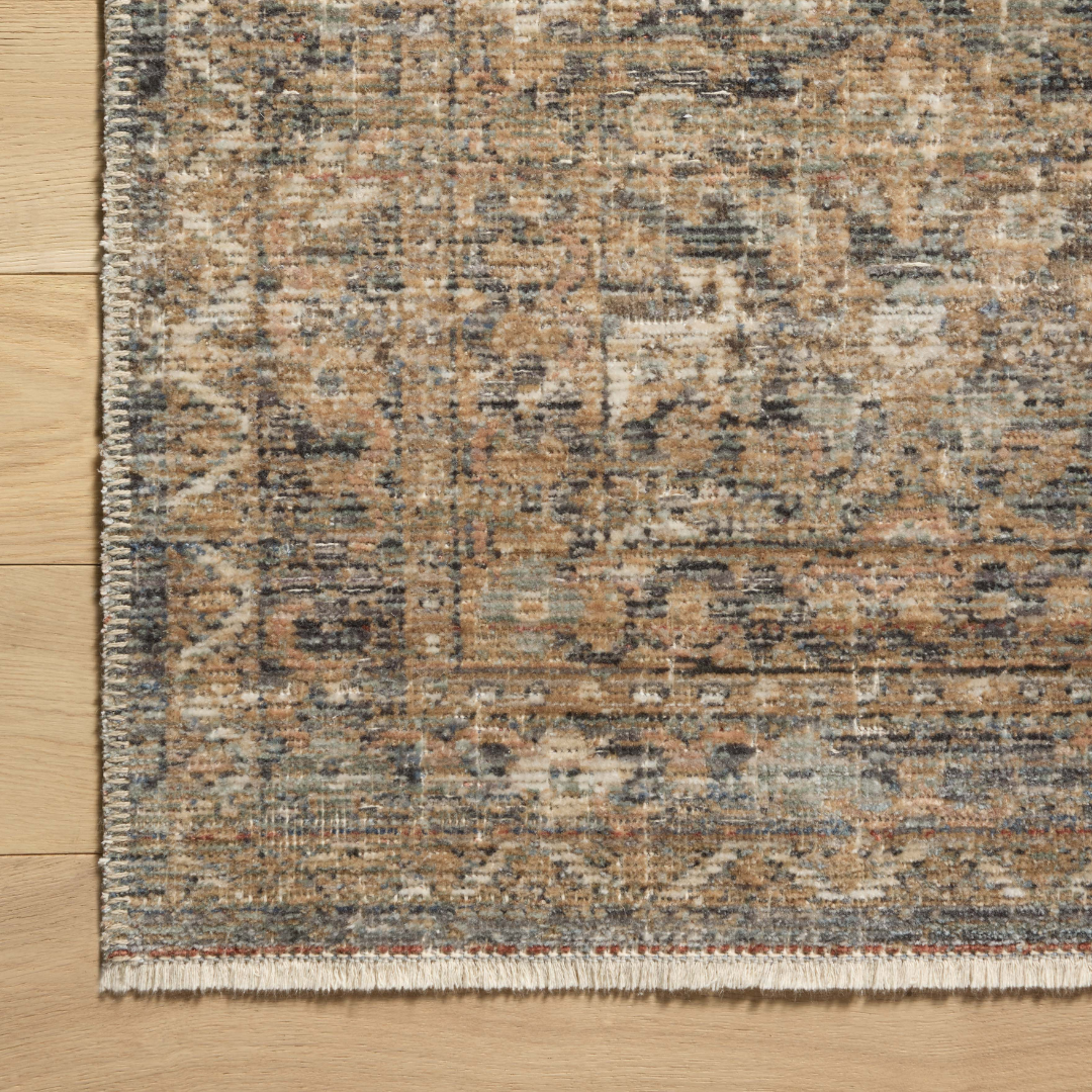 Molly (Amber Lewis × Loloi) MOL-02 Rug [Denim/Gold]