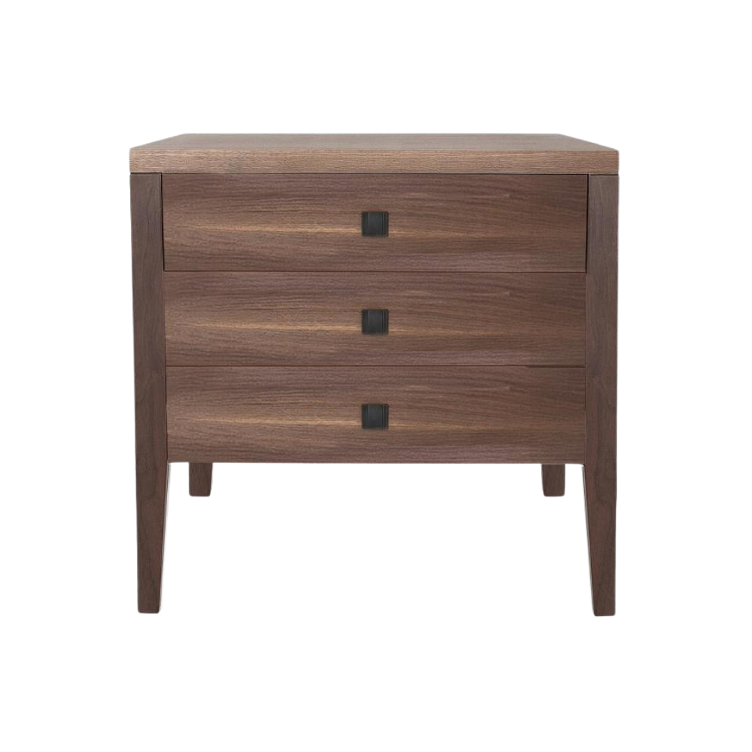 Hurst 3-Drawer Nightstand