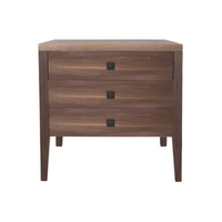 Hurst 3-Drawer Nightstand