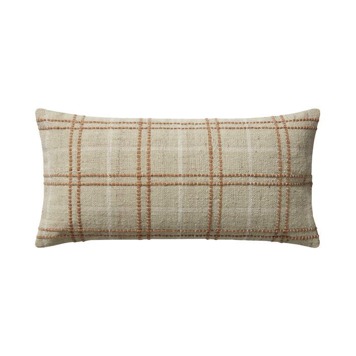 Parker Pillow [12" x 27" - Sage/Rust]