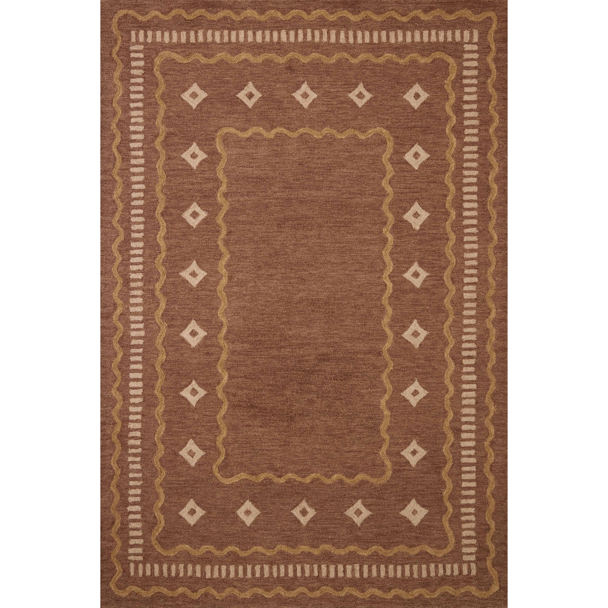 Alfie (Chris Loves Julia × Loloi) ALF-03 Rug [Clay/Spice]
